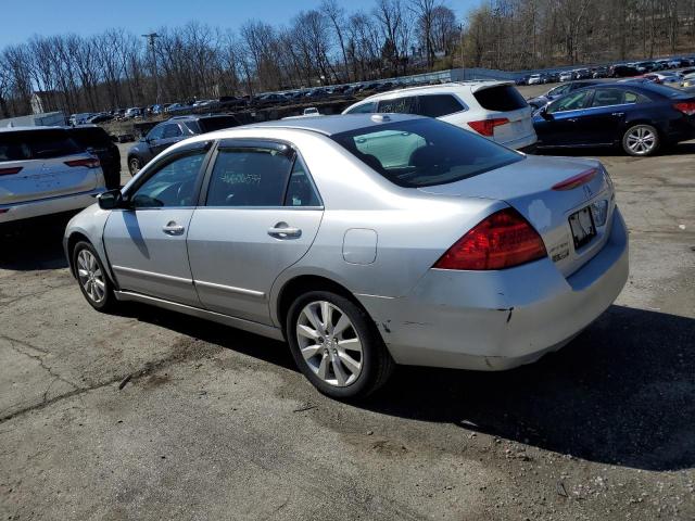 1HGCM56816A042449 - 2006 HONDA ACCORD EX SILVER photo 2