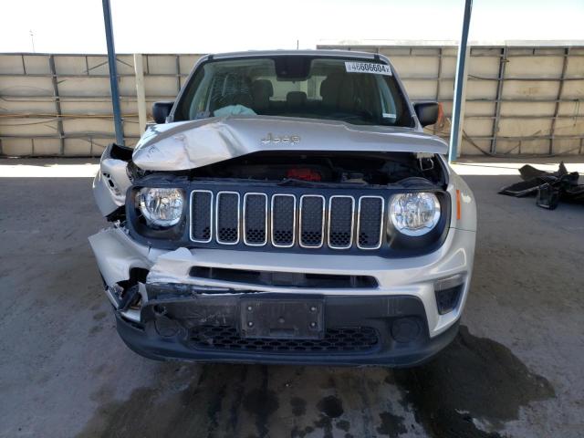 ZACNJDAB5MPM54994 - 2021 JEEP RENEGADE SPORT SILVER photo 5