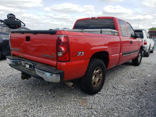 1GCEK19V33E253289 - 2003 CHEVROLET SILVERADO RED photo 4