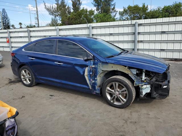 5NPE34AF8JH663649 - 2018 HYUNDAI SONATA SPORT BLUE photo 4
