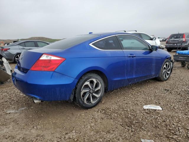 1HGCS12888A006491 - 2008 HONDA ACCORD EXL BLUE photo 3