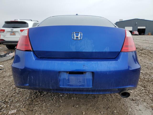 1HGCS12888A006491 - 2008 HONDA ACCORD EXL BLUE photo 6