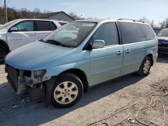 5FNRL18614B015983 - 2004 HONDA ODYSSEY EX BLUE photo 1