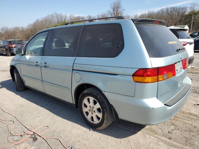 5FNRL18614B015983 - 2004 HONDA ODYSSEY EX BLUE photo 2