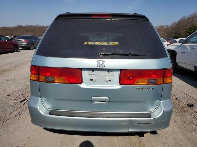 5FNRL18614B015983 - 2004 HONDA ODYSSEY EX BLUE photo 6