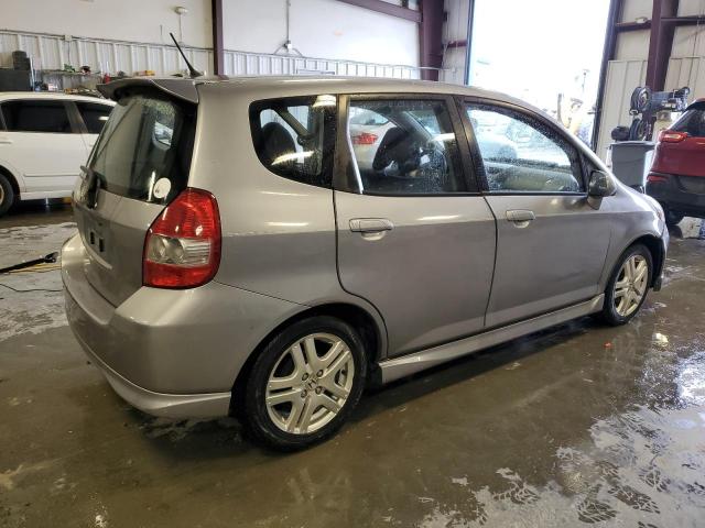 JHMGD38687S023701 - 2007 HONDA FIT S SILVER photo 3