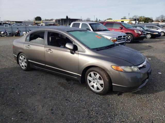 1HGFA15586L048811 - 2006 HONDA CIVIC LX GRAY photo 4