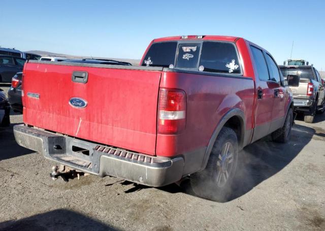 1FTPW12565FA65368 - 2005 FORD F150 SUPERCREW RED photo 3