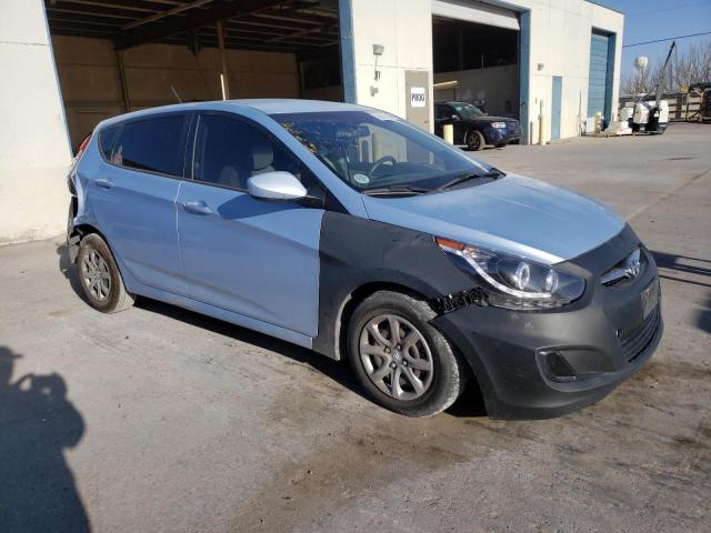 KMHCT5AEXCU016937 - 2012 HYUNDAI ACCENT GLS BLUE photo 4