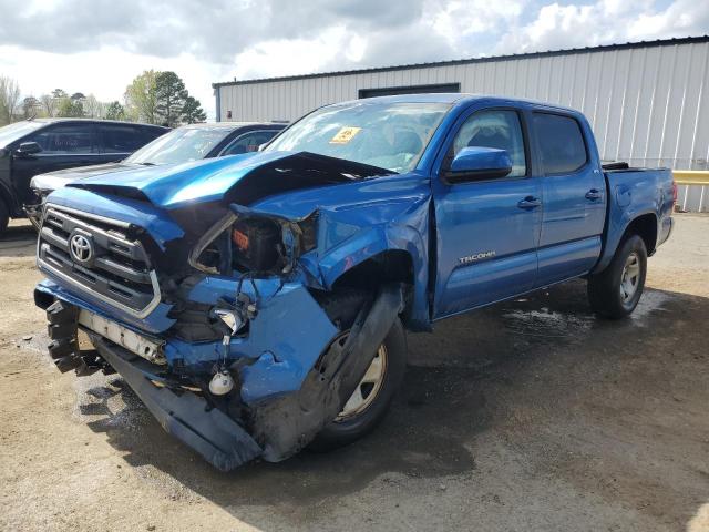 5TFAX5GN0GX058657 - 2016 TOYOTA TACOMA DOUBLE CAB BLUE photo 1