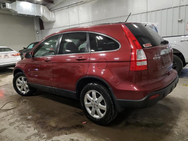 JHLRE487X7C080792 - 2007 HONDA CR-V EXL MAROON photo 2