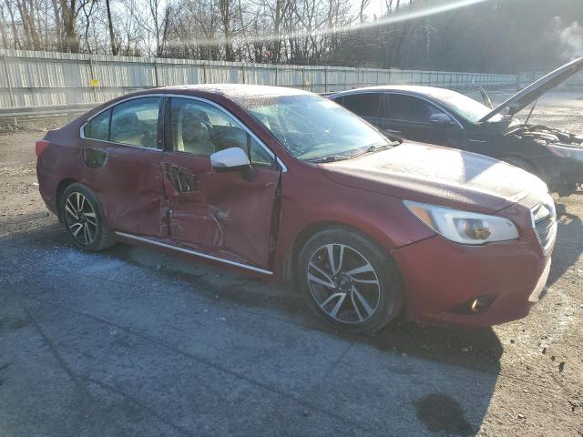 4S3BNAR65H3036476 - 2017 SUBARU LEGACY SPORT RED photo 4