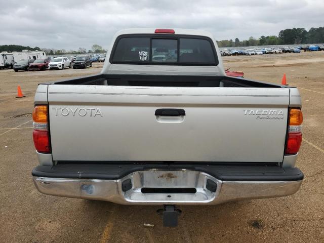5TEGM92N41Z809776 - 2001 TOYOTA TACOMA DOUBLE CAB PRERUNNER SILVER photo 6