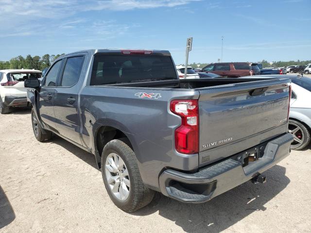 1GCPYBEK9NZ126180 - 2022 CHEVROLET SILVERADO K1500 CUSTOM GRAY photo 2