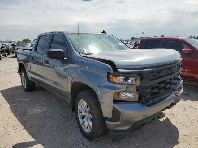 1GCPYBEK9NZ126180 - 2022 CHEVROLET SILVERADO K1500 CUSTOM GRAY photo 4