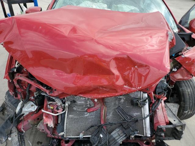 2T1BURHE3KC199491 - 2019 TOYOTA COROLLA L RED photo 11