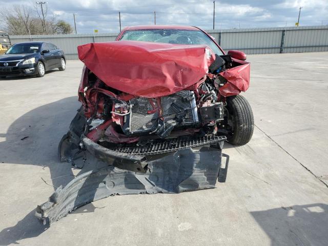 2T1BURHE3KC199491 - 2019 TOYOTA COROLLA L RED photo 5