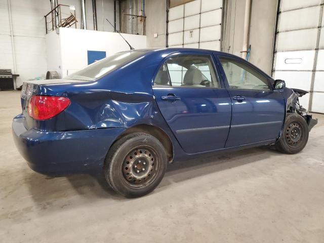 1NXBR32E23Z021689 - 2003 TOYOTA COROLLA CE BLUE photo 3