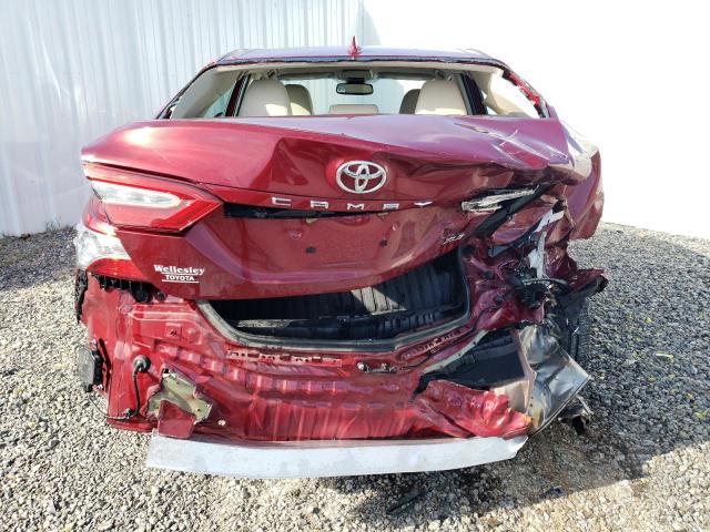 4T1B11HK0KU776251 - 2019 TOYOTA CAMRY L RED photo 6