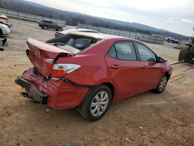 2T1BURHE7GC647352 - 2016 TOYOTA COROLLA L RED photo 3