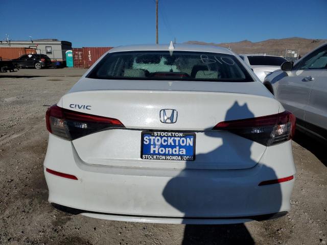 2HGFE2F23NH510430 - 2022 HONDA CIVIC LX WHITE photo 6