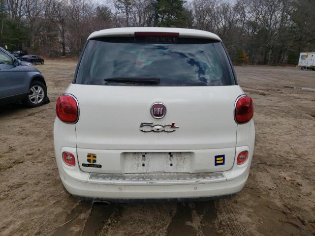 ZFBCFACH0EZ020340 - 2014 FIAT 500L LOUNGE WHITE photo 6