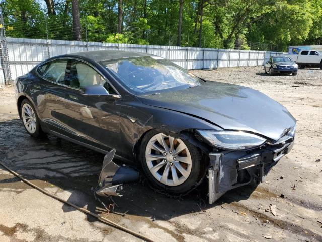 5YJSA1E15GF162280 - 2016 TESLA MODEL S Сірий фото 4