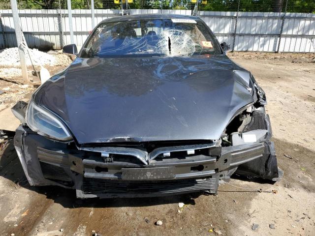 5YJSA1E15GF162280 - 2016 TESLA MODEL S Сірий фото 5