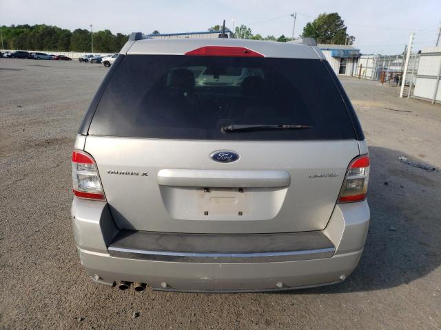 1FMDK03W08GA09677 - 2008 FORD TAURUS X LIMITED SILVER photo 6