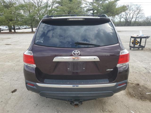 5TDDK3EH5BS090127 - 2011 TOYOTA HIGHLANDER LIMITED PURPLE photo 6