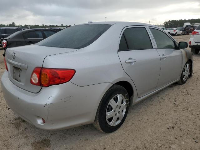 2T1BU4EE4AC374482 - 2010 TOYOTA COROLLA BASE SILVER photo 3