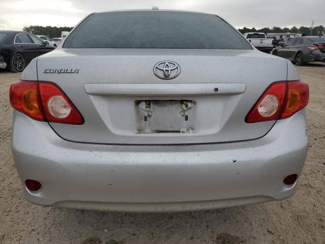 2T1BU4EE4AC374482 - 2010 TOYOTA COROLLA BASE SILVER photo 6