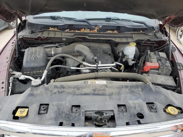 1C6RR6LT8KS529037 - 2019 RAM 1500 CLASS SLT მუქწითელი ფოტო 11