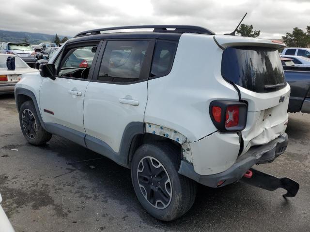 ZACCJBCB9HPF65954 - 2017 JEEP RENEGADE TRAILHAWK WHITE photo 2