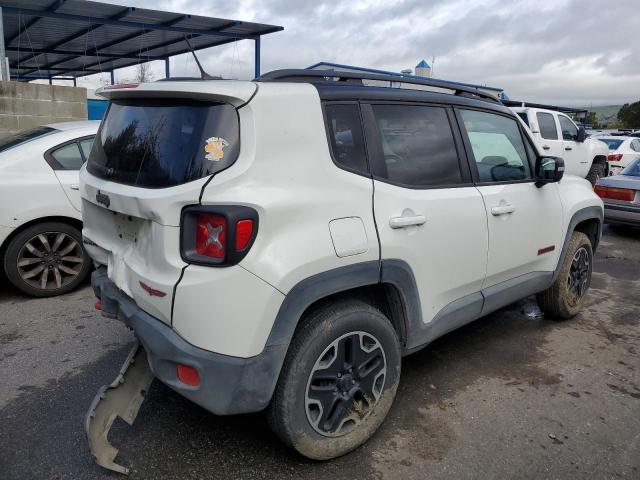 ZACCJBCB9HPF65954 - 2017 JEEP RENEGADE TRAILHAWK WHITE photo 3