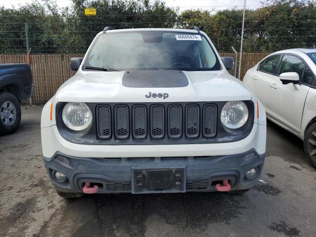 ZACCJBCB9HPF65954 - 2017 JEEP RENEGADE TRAILHAWK WHITE photo 5