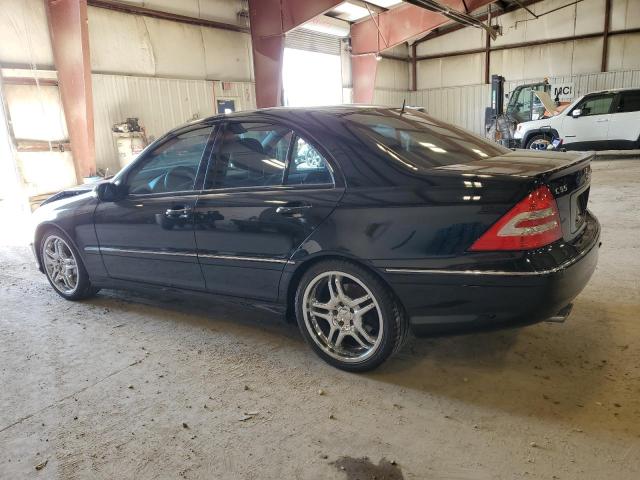 WDBRF76J26F771966 - 2006 MERCEDES-BENZ C 55 AMG BLACK photo 2