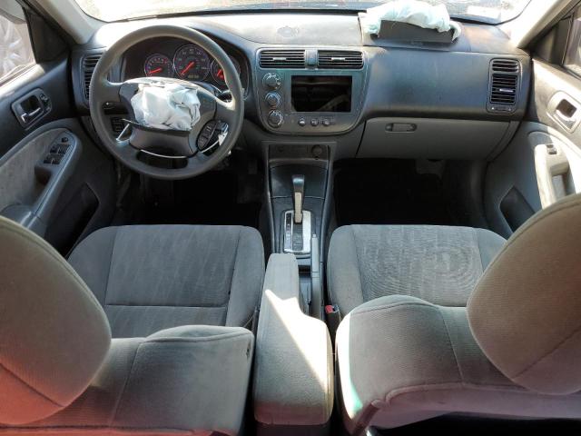 2HGES16684H609227 - 2004 HONDA CIVIC LX GRAY photo 8