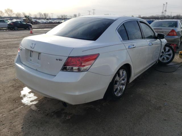 1HGCP36798A070344 - 2008 HONDA ACCORD EX WHITE photo 3