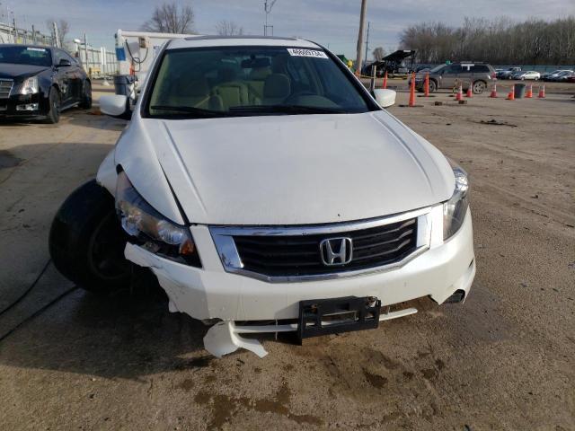 1HGCP36798A070344 - 2008 HONDA ACCORD EX WHITE photo 5