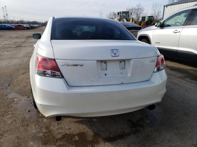 1HGCP36798A070344 - 2008 HONDA ACCORD EX WHITE photo 6