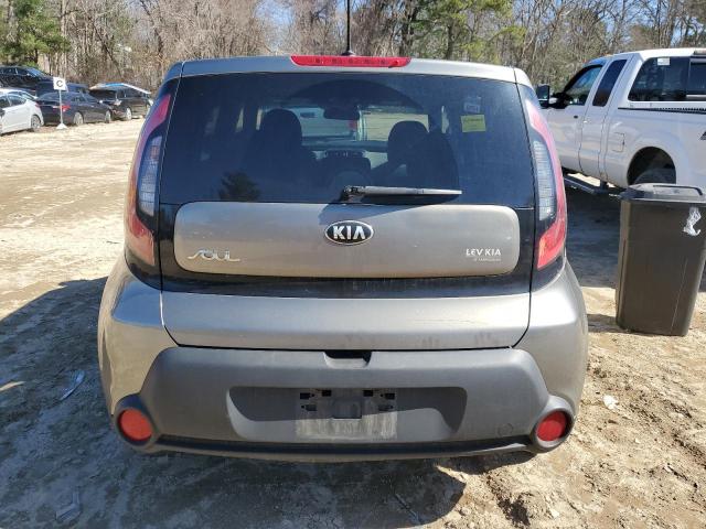 KNDJN2A27E7030905 - 2014 KIA SOUL GRAY photo 6