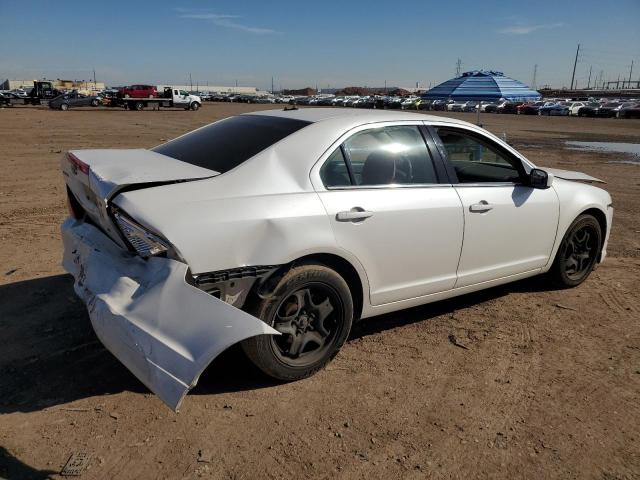 3FAHP0HA9AR154497 - 2010 FORD FUSION SE WHITE photo 3