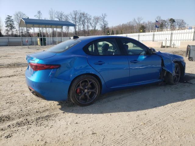 ZARFAEDN7J7595986 - 2018 ALFA ROMEO GIULIA Q4 蓝色 照片 3