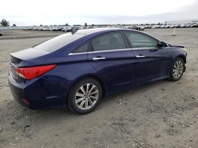 5NPEC4AC9EH839264 - 2014 HYUNDAI SONATA SE/ SE BLUE photo 3