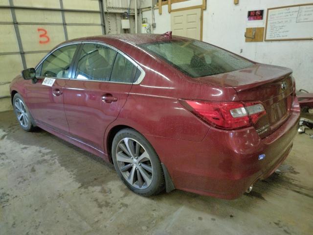 4S3BNBN62G3037837 - 2016 SUBARU LEGACY 2.5I LIMITED RED photo 2