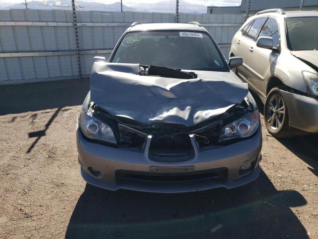 JF1GG79616G801813 - 2006 SUBARU IMPREZA WRX SPORT GRAY photo 5