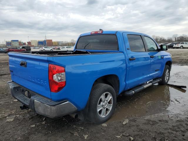 5TFDY5F19LX928148 - 2020 TOYOTA TUNDRA CREWMAX SR5 BLUE photo 3