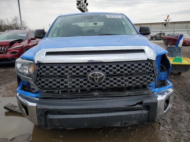 5TFDY5F19LX928148 - 2020 TOYOTA TUNDRA CREWMAX SR5 BLUE photo 5