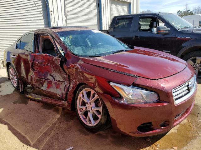 1N4AA5AP8DC827054 - 2013 NISSAN MAXIMA S BURGUNDY photo 4